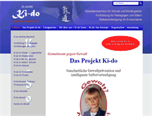 Tablet Screenshot of das-projekt-ki-do.de